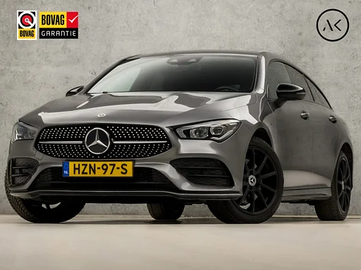 Mercedes-Benz CLA 250 e AMG Sport 218Pk automática (APPLE CARPLAY, SFEERVERLICHTING, BURMESTER, GETINT GLAS, câmera LEDER/ALCANTARA, STOELVERWARMING, WIDESCREEN, NIEUWSTAAT)