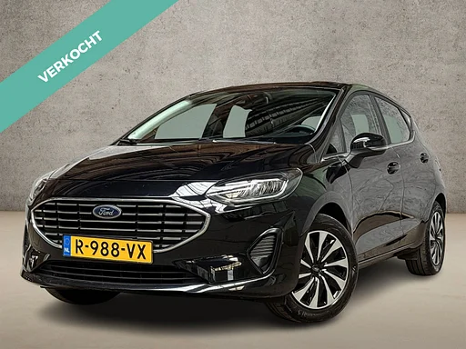 Ford Fiesta 1.0 EcoBoost Titanium (APPLE CARPLAY, GROOT NAVI, CLIMATE, PARKEERSENSOREN, SPORTSTOELEN, GETINT GLAS, Controle de cruzeiro novo APK, NIEUWSTAAT)