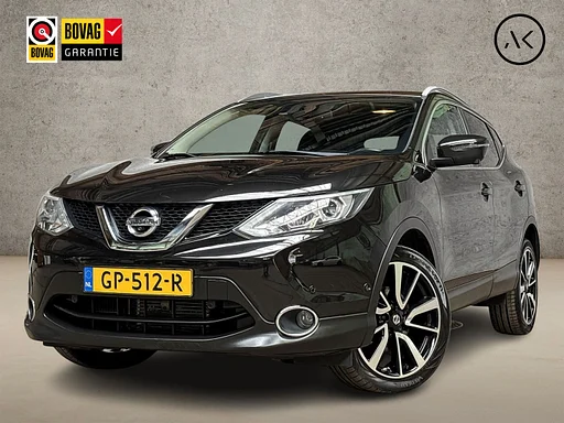 Nissan Qashqai 1.2 Tekna automatic (NAVIGATIE, CLIMATE, LEDER, STOELVERWARMING, 360 camera SPORTSTOELEN, GETINT GLAS, LM VELGEN, New APK, NIEUWSTAAT)
