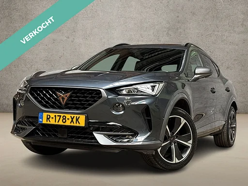 Cupra Formentor 1.5 TSI Sport 150Pk Automaat (PANORAMADAK, APPLE CARPLAY, GROOT NAVI, STUUR/STOELVERWARMING, SPORTSTOELEN, CAMERA, GETINT GLAS, TREKHAAK, NIEUWSTAAT)