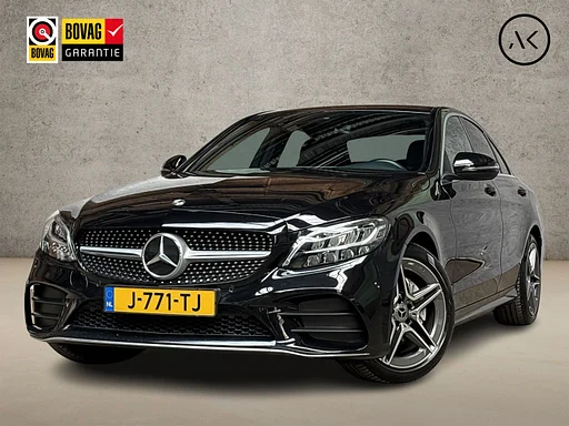 Mercedes-Benz C 180 AMG Sport 156Pk automática (VIRTUAL COCKPIT, APPLE CARPLAY, GROOT NAVI, câmera LEDER, STOELVERWARMING, ELEK SPORTSTOELEN, GETINT GLAS, novo APK, NIEUWSTAAT)