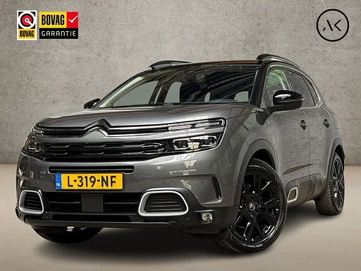 Citroën C5 Aircross 1.6 Plug-in Hybrid 225 Deluxe 225Pk automatico (APPLE CARPLAY, GROOT NAVI, LEDER, 360 macchina fotografica ADAPTIVE Cruise Control SPORTSTOELEN, GETINT GLAS, auto da rimorchio NIEUWSTAAT)