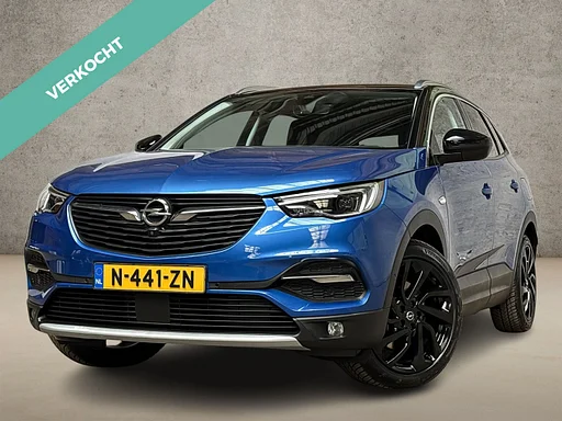 Opel Grandland X 1.6 Turbo Hybrid4 Ultimate 301Pk Automaat (APPLE CARPLAY, STOELKOELING/VERWARMING, MEMORY SEATS, LEDER, 360 CAMERA, TREKHAAK, ADAPTIVE CRUISE, GETINT GLAS, NIEUWSTAAT)