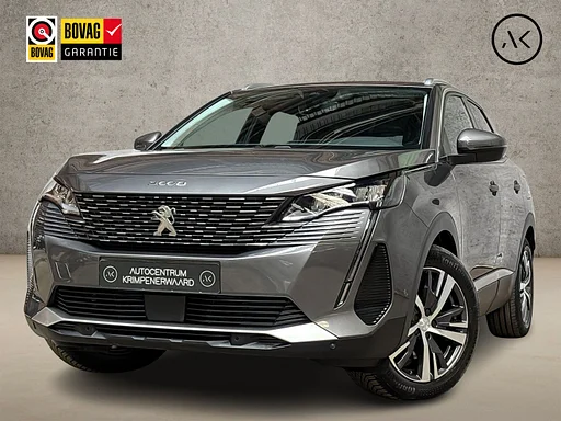 Peugeot 3008 1.6 HYbrid 225 Allure 225Pk Automaat (APPLE CARPLAY, GROOT NAVI, 360 CAMERA, LEDER, KEYLESS, SPORTSTOELEN, ELEK ACHTERKLEP, GETINT GLAS, NIEUWE APK, NIEUWSTAAT)