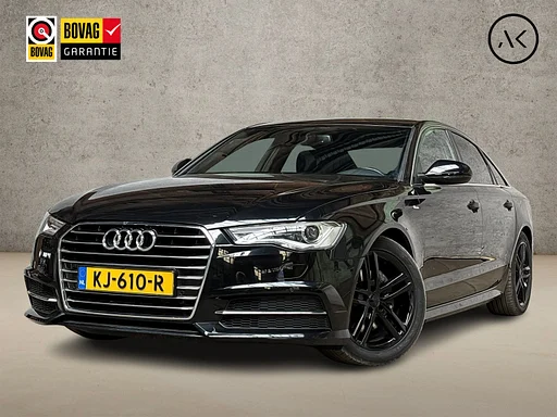Audi A6 1.8 TFSI S-Line Sport 191Pk Automaat (2X S-LINE, LOGISCH NAP, NAVIGATIE, GETINT GLAS, CLIMATE, LEDER, XENON, SPORTSTOELEN, PARKEERSENSOREN, CRUISE, NIEUWE APK, NIEUWSTAAT)