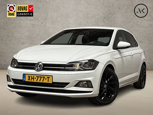 Volkswagen Polo 1.0 TSI Sportline (VIRTUAL COCKPIT, ZWART HEMEL, LEDER, APPLE CARPLAY, GROOT NAVI, SPORTSTOELEN, ADAPTIVE Régulateur de vitesse nouveau APK, NIEUWSTAAT)