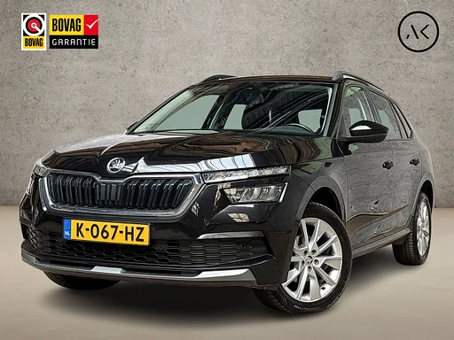 Skoda Kamiq 1.0 TSI Sport (VIRTUAL COCKPIT, APPLE CARPLAY, GROOT NAVI, PARKEERSENSOREN, SPORTSTOELEN, GETINT GLAS, CRUISE, NIEUWE APK, NIEUWSTAAT)