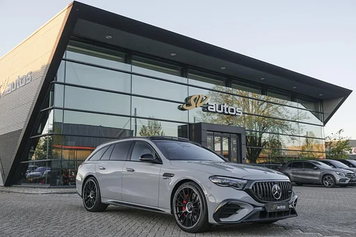 Mercedes-Benz E 53 AMG Estate E53 612pk 4MATIC+ Dach na dachu *BTW* Burmester 4d Massage Superscreen Stoelkoeling hak holowniczy BOMVOL!! Alpin grau