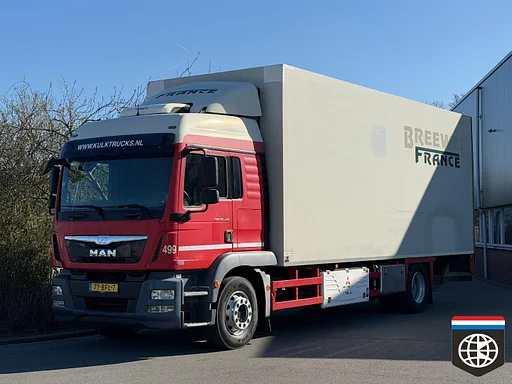 MAN TGM 18 340 XLX - Koelbak -30 graden - Laadklep