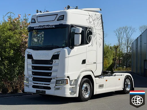 Scania S500 Euro 6d - Retarder - Leichtmetallfelgen - 2 Tanks - Nachtklimaanlage - Spoiler - Geringe Laufleistung