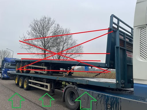 Other Haan OPL45 Heavy Duty (45Ton) / Rungen-Potholes /BPW / 2x Liftaxle / NL Trailer