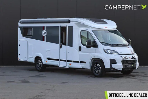LMC Tourer T660G 70 Jaar Editie 140pk Automaat | Grote garage| Lengtebedden | Luifel | 9" Zenec Multimedia |