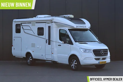 Hymer BMC-T 580 Automaat | Levelsysteem | BR systeem | Zonnepanelen | Omvormer | Dakairco | SLC chassis | HEO safe sloten | Buitendouche |
