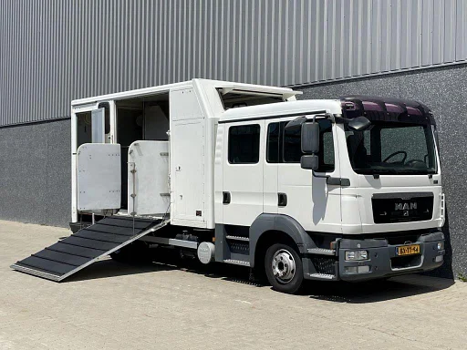 MAN TGL 8.180 / Paardenwagen / Only 97.298 km / Ex Overheid / Euro5 EEV / NL Truck
