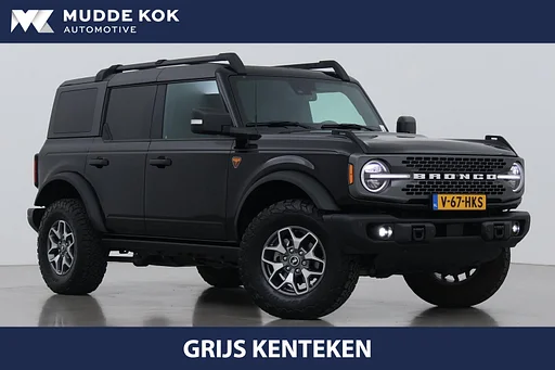 Ford Bronco 2.7 Outer Banks | GRIJS KENTEKEN | Trekhaak | Bang&Olufsen | Stoel+Stuurverwarming | 360° Camera | ACC