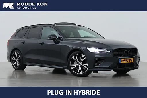 Volvo V60 T6 Twin motore R-Design | Incl. BTW | Tetto Pano | 360° macchina fotografica | auto da rimorchio | ACC
