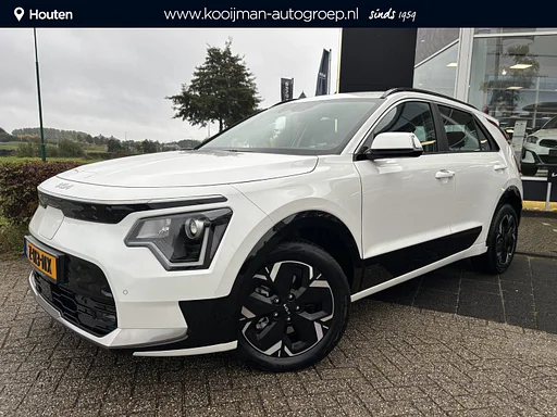 Kia Niro EV DynamicLine 64.8 kWh , első Eigenaar, BTW-auto, Half-leder, tolatóradar voor en achter, navigatie, Enz...