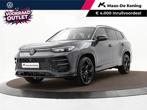 Volkswagen Tayron R-Line Edition 1.5 eHybrid 204 PK 6 versn. DSG · Black Style Pakket · Panoramaschuif-kanteldak · carro de reboque inklapbaar, com elektrische ontgrendeling, incl. aanhangermanoeuvreerhulp Trailer Assist · · estoque OUTLET · Prijs is inclusief inruilpremie ·