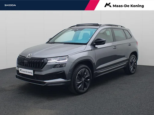 Skoda Karoq 1.5TSI/150PK ACT Sportline DSG · Tetto Pano · 360°Camera + sensori di parcheggio · navigatie · Garantie t/m 27-02-2030 of 100000km