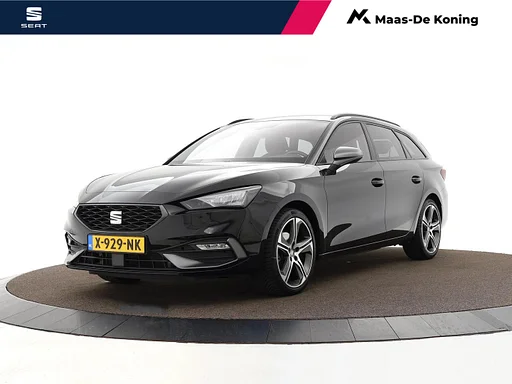 Seat Leon · Apple/Android Car Play · navi · P-Sensoren · Tempomat · Sfeerverlichting · 18'' Inch · Garantie t/m 16-01-2028 of 100.000km Sportstourer 1.0 eTSI 110pk DSG Style Business Intense