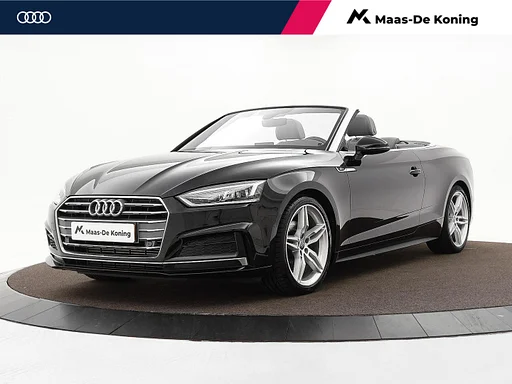 Audi A5 Cabriolet 40 TFSI 190pk S-tronic Design Pro Line Plus · câmera · navigatie · Alarm Klasse 3 · P-Sensoren · Limiter · assentos aquecidos · Climatronic · carro de reboque · 19'' Inch ·