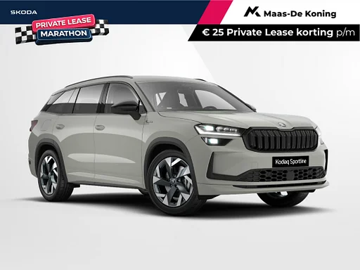 Skoda Kodiaq Sportline Business 1.5 TSI PHEV 150 kW / 204 PK | Steel Grey | 19'' tirsuli aero velgen | Trekhaak wegklapbaar