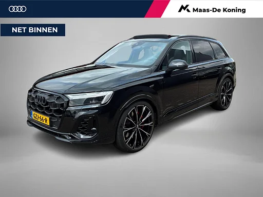 Audi Q7 55 TFSIe 394pk Tiptronic Quattro Pro Line S · panorama roof · air suspension · Wegklapbare trailer coupling · Leder · Bang & Olfusen ·  Massage · Stoelventilatie · 360 camera · Alarmklasse 3+5 · 22'' Inch · Garantie t/m 06-01-2029 of 100.000km