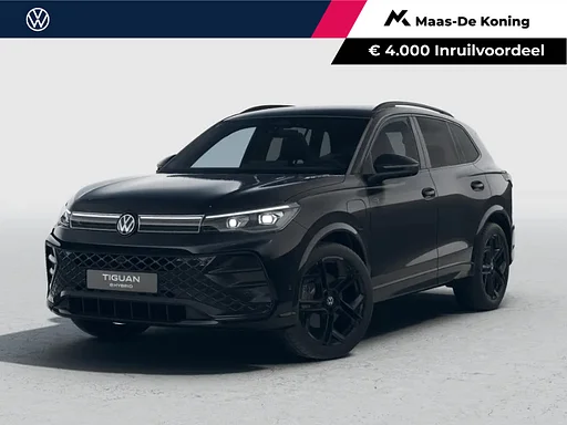 Volkswagen Tiguan R-Line Edition 1.5 eHybrid 272 PK 6 versn. DSG · Black Style Pakket · Panoramaschuif-kanteldak · trailer coupling inklapbaar, with elektrische ontgrendeling, incl. aanhangermanoeuvreerhulp Trailer Assist · · Prijs is inclusief inruilpremie ·