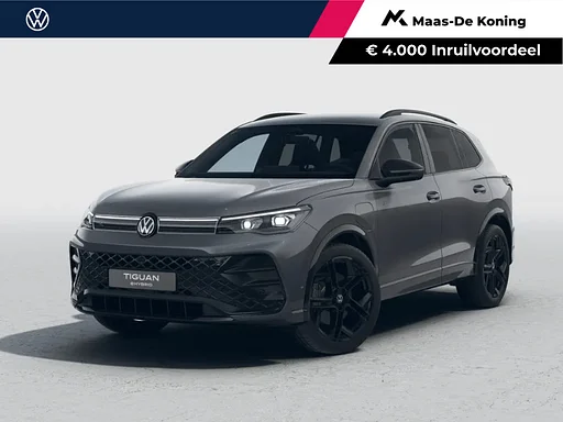 Volkswagen Tiguan R-Line Edition 1.5 eHybrid 272 PK 6 versn. DSG · Black Style Pakket · Panoramaschuif-kanteldak · trailer coupling inklapbaar, with elektrische ontgrendeling, incl. aanhangermanoeuvreerhulp Trailer Assist ·  Prijs is inclusief inruilpremie ·