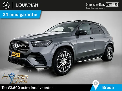 Mercedes-Benz GLE 400 e 4MATIC AMG Line Premium | AMG Line | Night Pakket | Airmatic | Telhado de pano | carro de reboque | Memory Voorstoelen | Inclusief 24 maanden MB Certified garantie voor Europa.