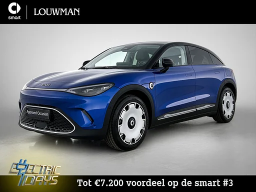 Smart #3 Premium 66 kWh | VAN € 43.175 NAAR € 35.965 | Electric Days