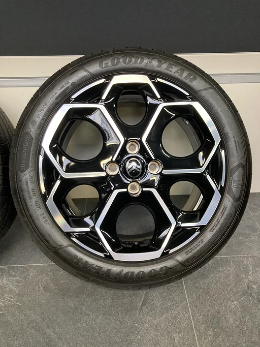 17” originele Citroen C3 IV velgen + banden 4x108 205/50/17 9847195680