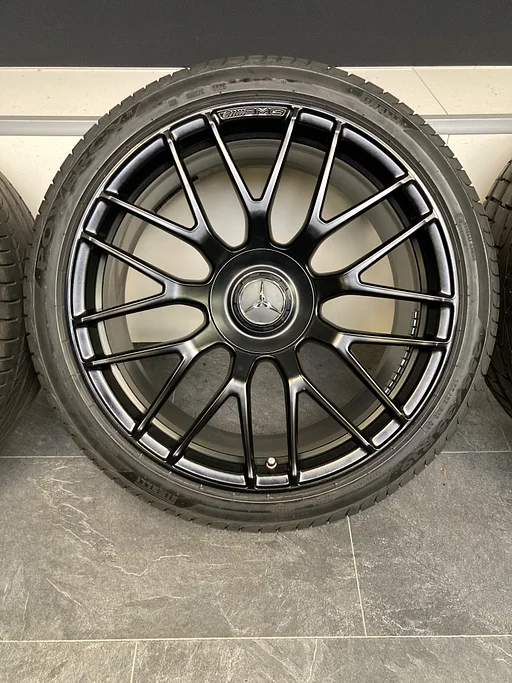 19/20” originele Mercedes W205 C63 / C63s velgen + banden   5x112 A2054016100 / A2054015900