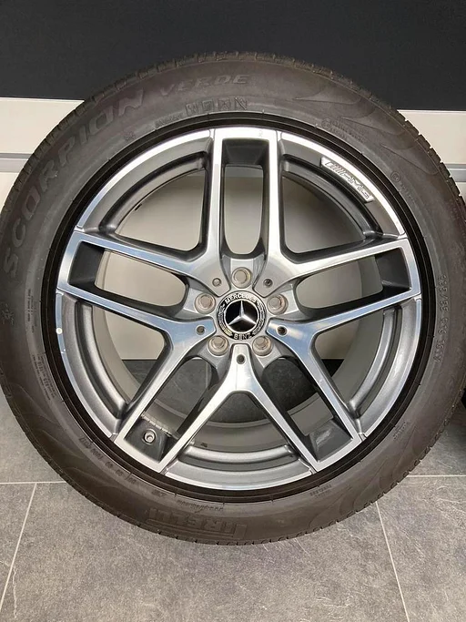19'' originele Mercedes-Benz GLC W253 AMG velgen + banden   A253 401 1800