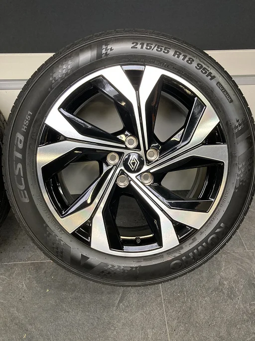 18” originele Renault Arkana Captur Symbioz velgen + banden 5x114.3 403002733R