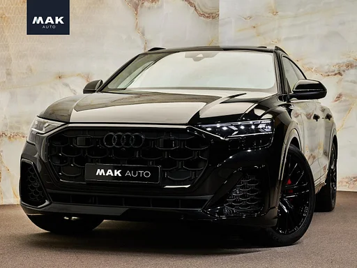 Audi Q8 pano, tr.haak, 4W-best, B&O, OLED, S sportstoelen, Laserlicht, softclose, NP148k 55 TFSI e Quattro Pro Line S,