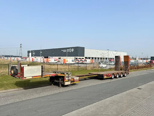 Faymonville MAX Trailer 4 - Assige Semi dieplader STZ-4AU / Uitschuifbaar 6mtr / Hydraulic Ramp