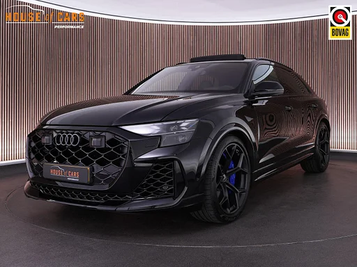 Audi RSQ8 Performance 4.0 640pk TFSI |BTW-auto|B&O advanced|RS-design blauw|pano|massage|soft close|keramisch|HUD|360 camera|matrix LED|carbon interieur|memory|elek. trekhaak|