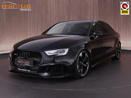 Audi RS3 Limousine 2.5 400pk TFSI quattro |pano|Bang&Olufsen|massage|virtual cockpit|Matrix LED|magnetic ride|stoelverwarming|Carplay|parkeercamera|DAB|blindspot|ACC|19" lichtmetalen|