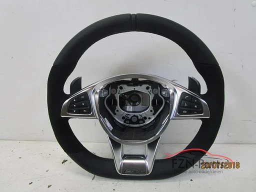 Mercedes-Benz W117 W176 W205 W213 W246 AMG Stuur Alcantara Leer MF+F1