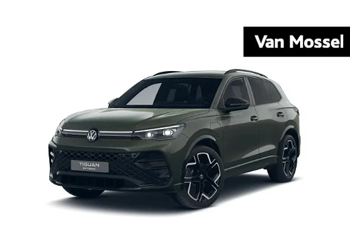 Volkswagen Tiguan 1.5 eHybrid R-Line Edition 204 PK Plug in Hybride | #AD | carro de reboque | Black style | assentos aquecidos | 360 câmera | Apple Carplay | navigatie | LED Plus | Achterklep Elektrisch | Dodehoek sensoren | Android Auto | Keyless access | Ruiten getint | 20" Lichtmetalen jantes |