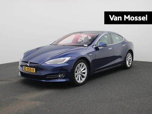 Tesla Model S 100D AUTOMAAT | SCHUIFDAK | LEDER | 360 CAMERA | NAVIGATIE | STOELVERWARMING VOOR & ACHTER | LMV | ADAPTIEVE CRUISE | ELEKTRISCHE KOFFERKLEP | 12 MAANDEN BOVAG GARANITE |