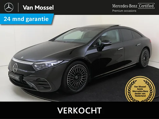 Mercedes-Benz EQS panorama dach / Hypserscreen / Achterasbesturing / Memory Seats / Burmester / Nappa leder / 360 kamera / 21'' multispaak 450+ AMG Line 108 kWh