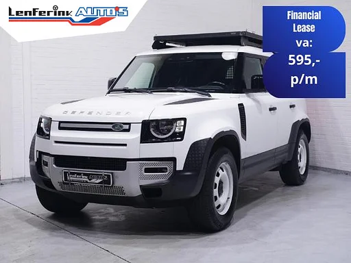 Land Rover Defender 3.0 D250 Grijs placa 3 lugares Lang, Front Runner Dakdrager, 360 câmera Navi, carro de reboque 3.500 kg