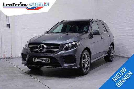 Mercedes-Benz GLE 250 d 4MATIC AMG Sport Edition Tetto Pano lederen bekleding sospensioni pneumatiche led-verlichting 21"-inch LMV soft-close electrische-achterklep priV+Ate-glas PDC v+a wegklapbare auto da rimorchio Cruise Control zwarte dakhemel navigatie dakrails-allu