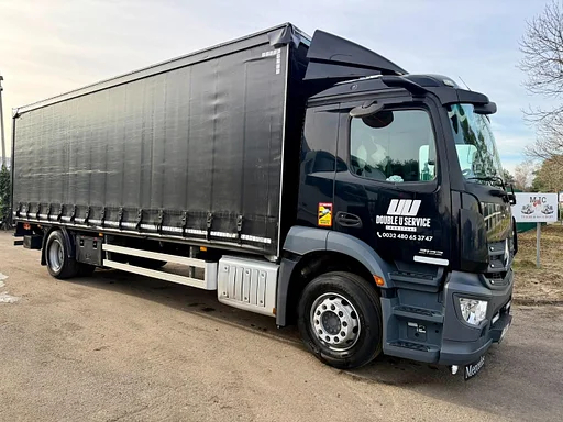 Mercedes-Benz ACTROS 2132 BAKWAGEN m SCHUIFZEILEN / PORTEUR BACHER / TOLDO - BOX 8m00 x 2m50 x 2m50 - CAMERA - TOP CONDITION - BE TRUCK