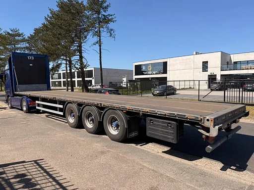 Vanhool 01S3 - 3-AXLES PLATFORM - XL - GALVANISED DISC BRAKES - BELGIAN TRAILER - GOOD CONDITION - TÜV 12/2026