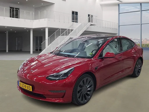 Tesla Model 3 Performance AWD 486pk 75 kWh FACELIFT [ white LEDER+AUTOPILOT+567KM WLTP+PREMIUM AUDIO ]