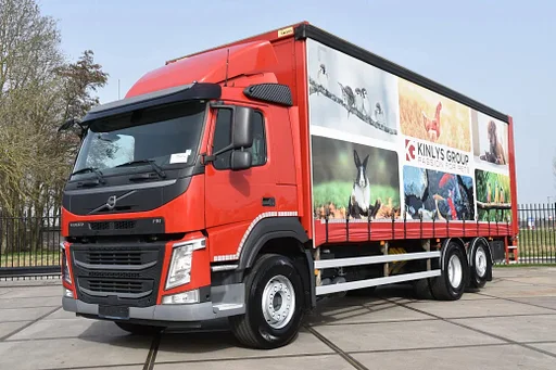 Volvo FM 340 6x2*4 - NEW TACHO - 695 TKM - WHEELBASE: 520 CM - DHOLLANDIA - SLIDING CURTAINS - TOP CONDITION -