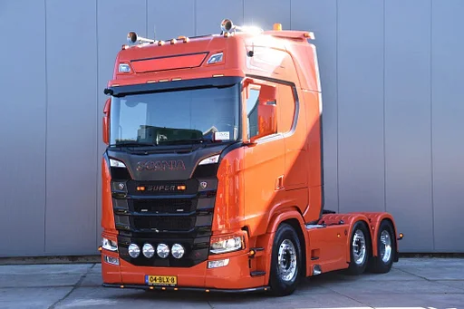 Scania S520 V8 NGS 6x2/4NB - SCR ONLY - FULL AIR - RETARDER - PARK. AIRCO - PTO - SLIDING FIFTH WHEEL - ALCOA'S - EXCELLENT CONDITION -